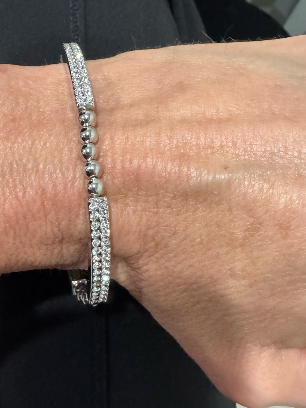 Touchstone Crystal by Swarovski, Final Stretch bracelet, New in Box